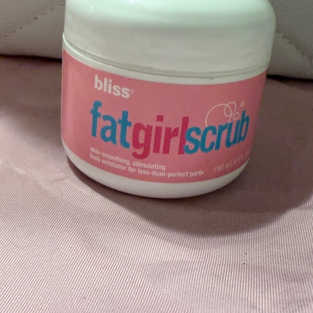 Bliss Fat Girl Scrub. Unopened